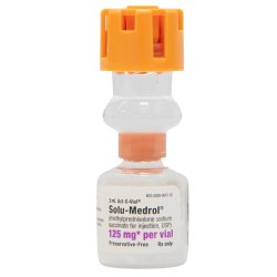 Solu-Medrol® Methylprednisolone Sodium Succinate, Preservative Free 125 Mg / 2 Ml Injection Single-Dose Vial 2 Ml, EA