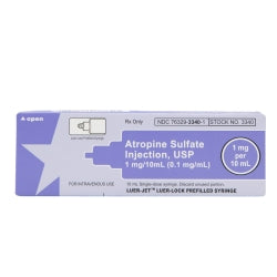 Atropine Sulfate, Preservative Free 0.1 Mg / Ml Injection Prefilled Syringe 10 Ml