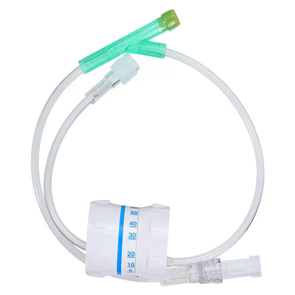 Iv Extension Set Dial-A-Flo™ Macro Bore 18 Inch Tubing Without Filter Nonsterile, EA