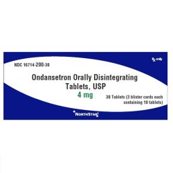 Ondansetron Orally Disintegrating Tablets 4Mg, 30/BX