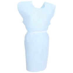 Gown, Exam T/P/T Econ Blu 30X42 (50/CS)