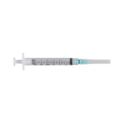Luer-Lock Syringe with 23G x 1" Hypodermic Needle, 3 Ml, 100EA/BX