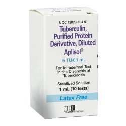 Aplisol 5 Tu/0.1 Ml Multi-Dose Vial, 10 Tests, 1 Ml Non-Returnable.