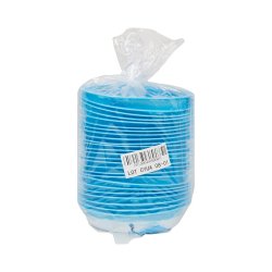 Bag Emesis Translucent Blue Plastic English Disposable 24/Package