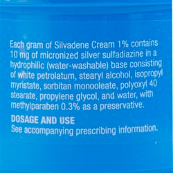 Silver Sulfadiazine Topical Cream 1% Jar 50gm EA