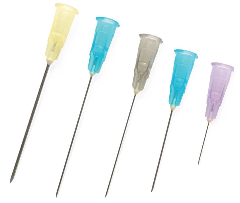 Hypodermic Needle 25Gx1" Conventional 100/BX