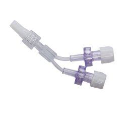 Medsafe Iv Extension Set 2.5" Bifuricated M Ll Adptr Mn Bcnctr 50/BX