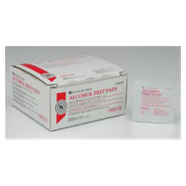 Prep Pads Alcohol Medium 30X30Mm, 200/BX