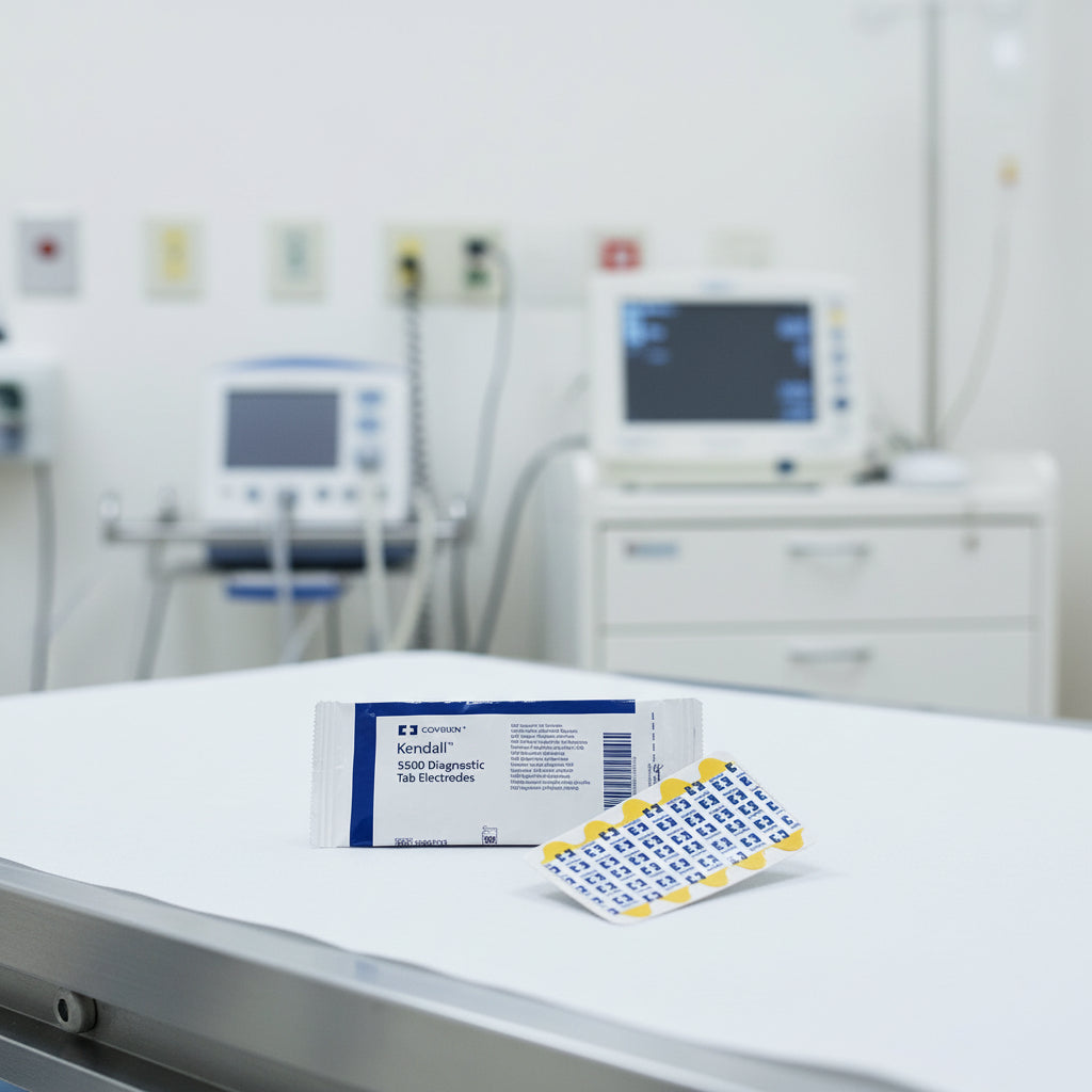 ECG Diagnostic Tab Electrode, Q Trace, Gold