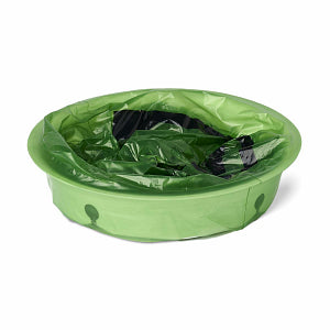 Clean Sack Economy Emesis Bag With Rigid Ring And Graduations, Green, 24/PK