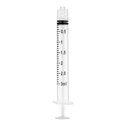 Luer Lock Syringe 3Cc 100/Box