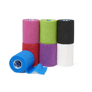 Nonsterile Cohesive Bandage, Assorted Colors, 2" X 5 Yd. (5.1 Cm X 4.6 M) 36 Each / 1 Box