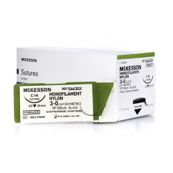 Suture, 3-0 Nylon 18" C-14 (12/BX)