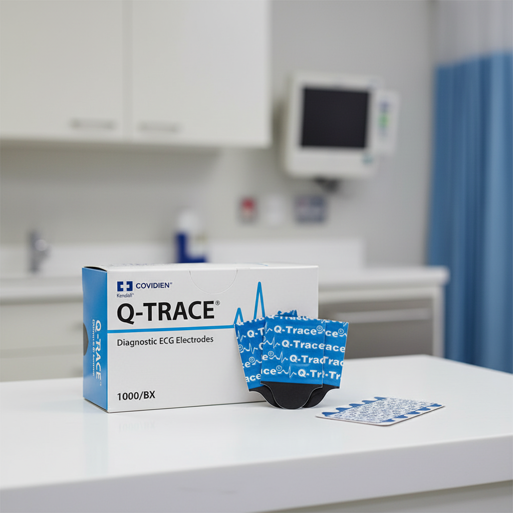 Q-TRACE Diagnostic ECG Electrodes in clinical setting
